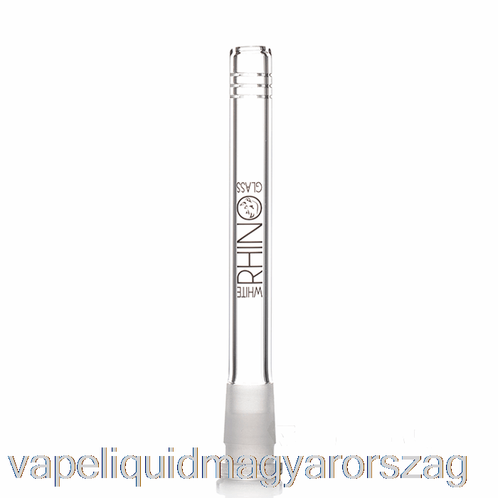 Fehér Orrszarvú 19/14 üveg Alsószár 5,5 Hüvelykes Vape E Cigi